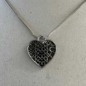 Silver Heart Pendant Necklace